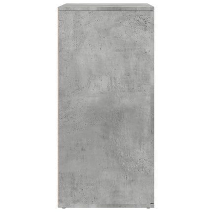 Credenza Grigio Cemento 79x38x80 cm in Legno Multistrato