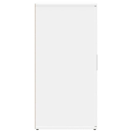 Credenza Bianca 59x39x80 cm in Legno Multistrato