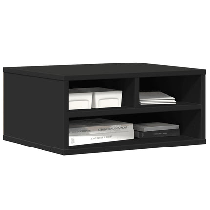 Supporto per Stampante Nero 49x40x22,5 cm Legno Multistrato