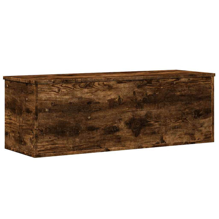 Contenitore Portaoggetti Rovere Fumo 102x35x35 cm in Truciolato