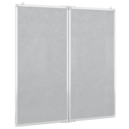 Lavagna Magnetica Pieghevole 80x80x1,7 cm in Alluminio