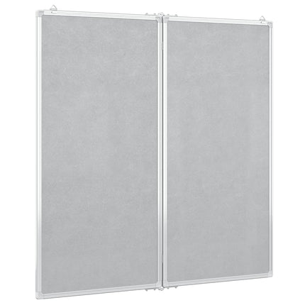 Lavagna Magnetica Pieghevole 100x100x1,7 cm in Alluminio