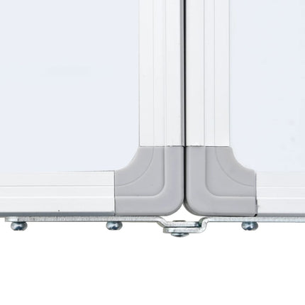 Lavagna Magnetica Pieghevole 150x80x1,7 cm in Alluminio