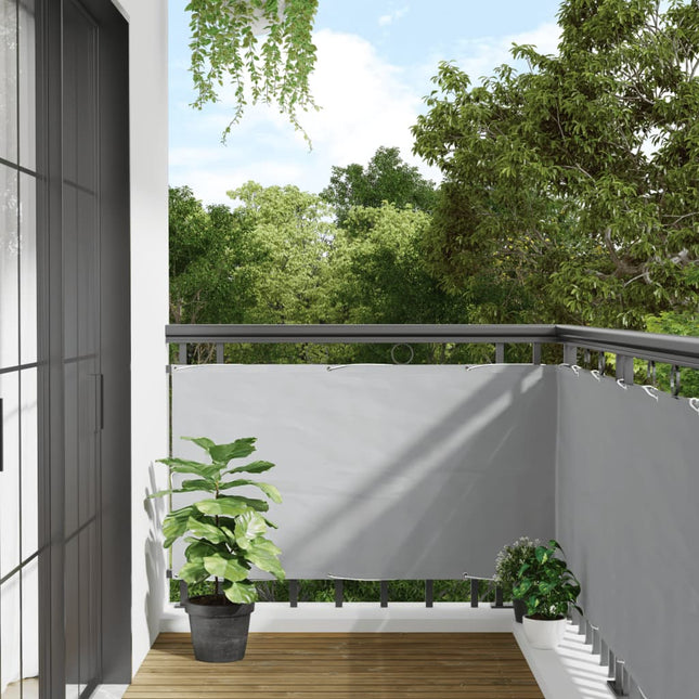 Paravento da Balcone Grigio 1000x75 cm in PVC