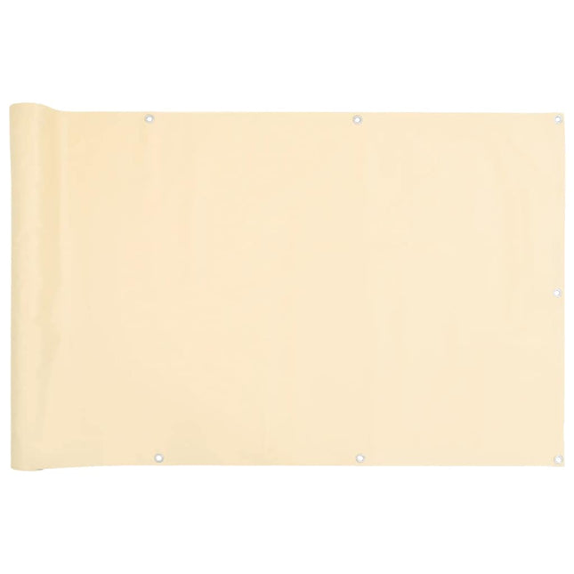 Paravento da Balcone Crema 800x75 cm in PVC