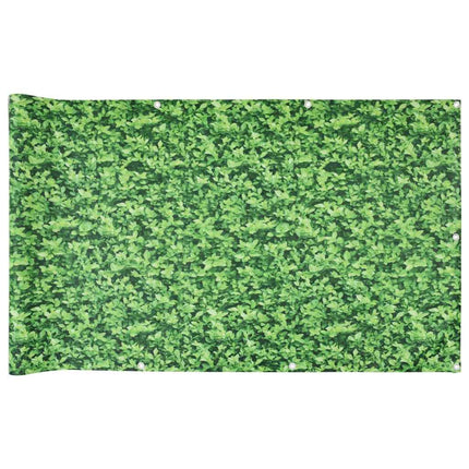 Paravento da Balcone con Aspetto Pianta Verde 400x75 cm PVC