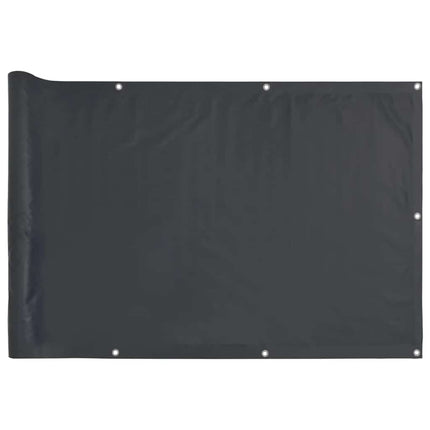 Paravento da Balcone Antracite 300x90 cm in PVC