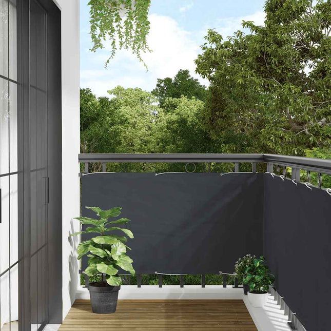 Paravento da Balcone Antracite 800x90 cm in PVC