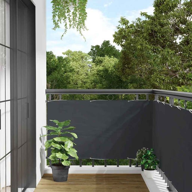Paravento da Balcone Antracite 1000x90 cm in PVC