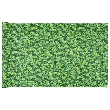 Paravento da Balcone con Aspetto Pianta Verde 300x90 cm PVC