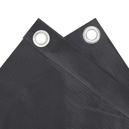 Paravento da Balcone Antracite 600x120 cm in PVC