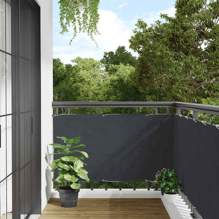 Paravento da Balcone Antracite 700x120 cm in PVC