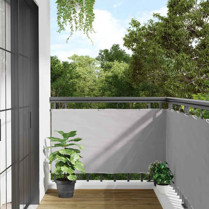 Paravento da Balcone Grigio 500x120 cm in PVC