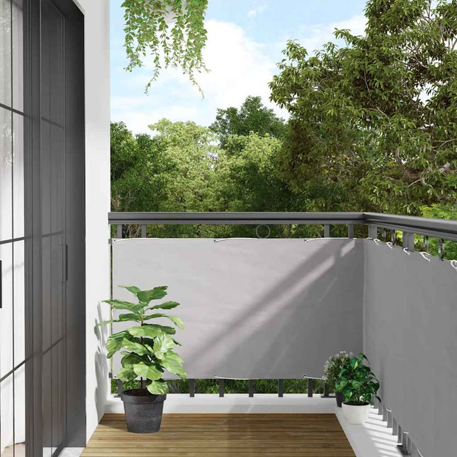 Paravento da Balcone Grigio 600x120 cm in PVC