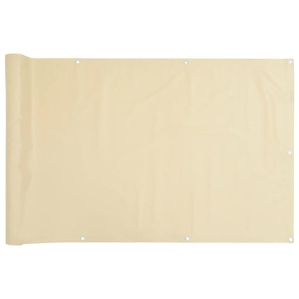 Paravento da Balcone Crema 800x120 cm in PVC