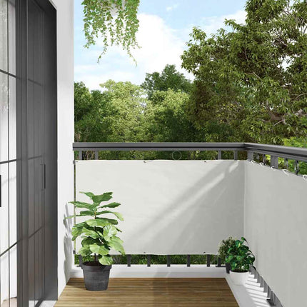 Paravento da Balcone Bianco 1000x120 cm in PVC