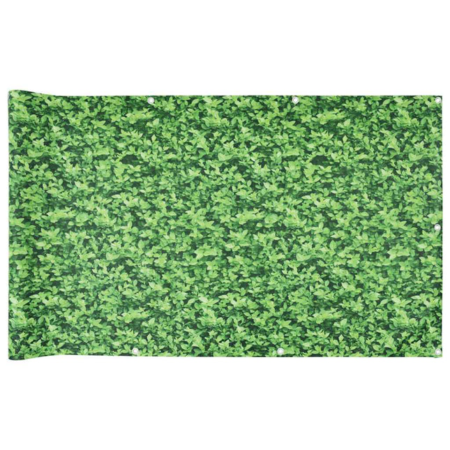 Paravento da Balcone con Aspetto Pianta Verde 1000x120 cm PVC