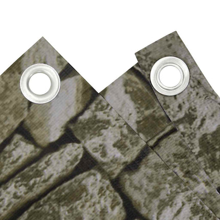 Paravento da Balcone con Aspetto Pietra 800x120 cm PVC