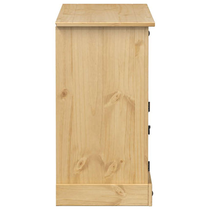 Credenza Corona 112x40x75 cm in Legno Massello di Pino