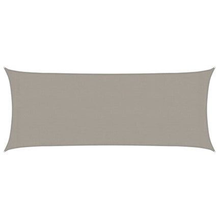 Vela Parasole 160 g/mÃƒÆ’Ã¢â‚¬Å¡Ãƒâ€šÃ‚Â² Rettangolare Grigio Chiaro 2x5 m in HDPE