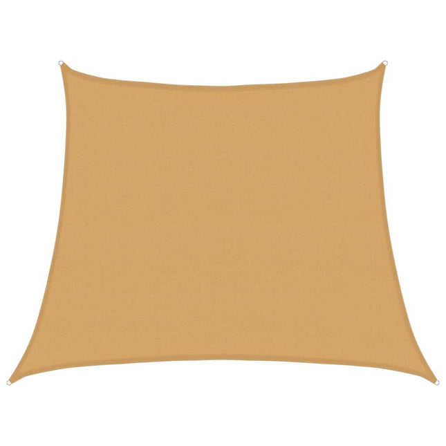 Vela Parasole 160 g/mÂ² Trapezio Grigio Chiaro 3/4x3 m in HDPE