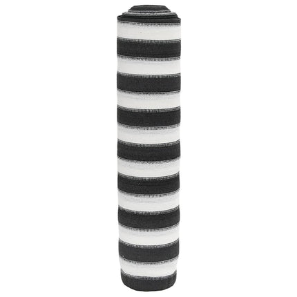Rete per Privacy Antracite e Bianca 1,2x10 m in HDPE 75 g/mÂ²
