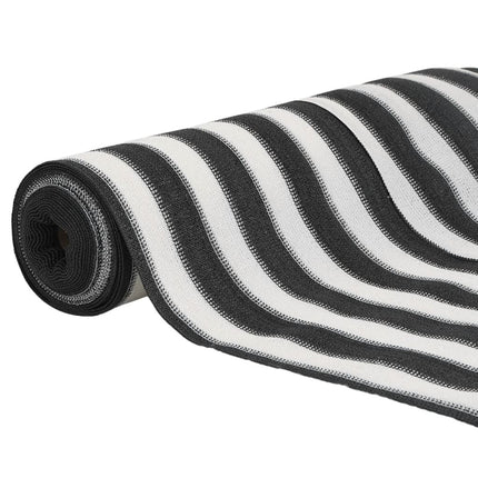 Rete per Privacy Antracite e Bianca 1,2x50 m in HDPE 75 g/mÂ²