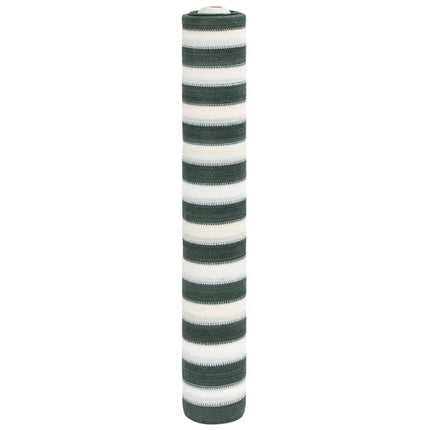 Rete per Privacy Verde e Bianco 1,5x25 m in HDPE 150 g/mÂ²