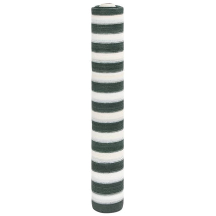 Rete per Privacy Verde e Bianco 1,8x10 m in HDPE 195 g/m²