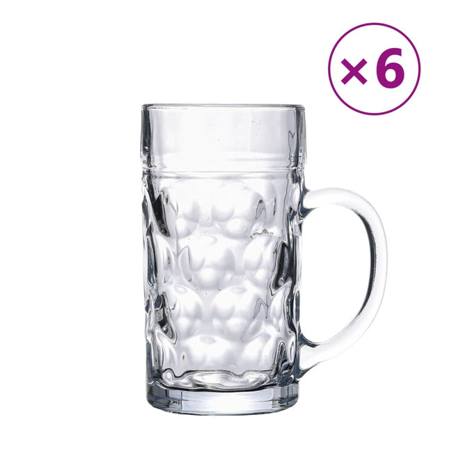 Bicchieri da Pinta in Vetro 6 pz 1000 ml