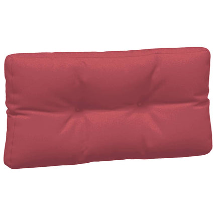 Cuscini per Pallet 7 pz Rosso Vino in Tessuto