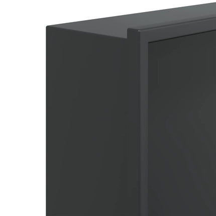 Nicchia per Doccia Nero Opaco 62x32x9cm in Acciaio Inox