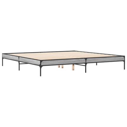 Giroletto Grigio Sonoma 200x200 cm in Legno Multistrato Metallo