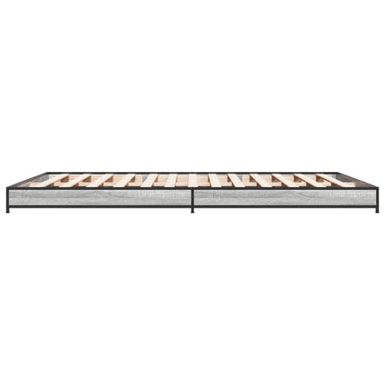 Giroletto Grigio Sonoma 150x200 cm in Legno Multistrato Metallo