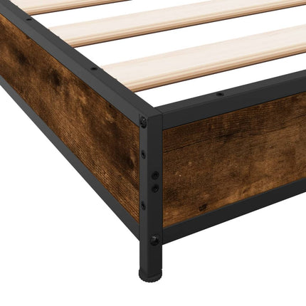 Giroletto Rovere Fumo 100x200 cm in Legno Multistrato e Metallo