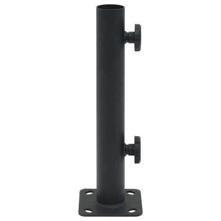 Base per Ombrellone per Palo da ÃƒÆ’Ã‹Å“32/34/38 mm Nero Opaco Acciaio