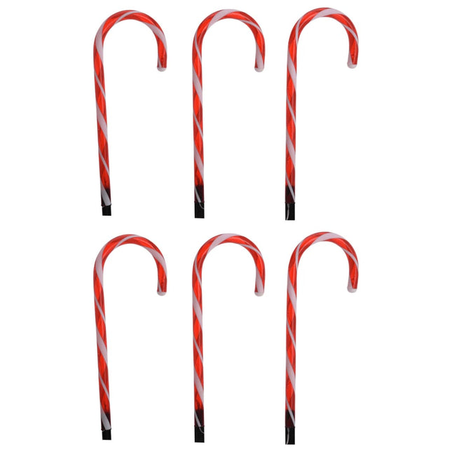 Ambiance Set Luci di Natale Bastoncini di Zucchero 6pz