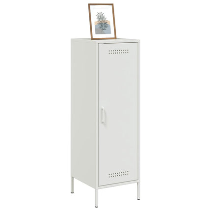 Credenza Bianca 36x39x113 cm in Acciaio