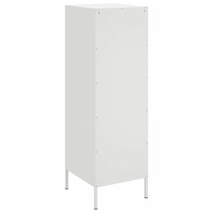 Credenza Bianca 36x39x113 cm in Acciaio