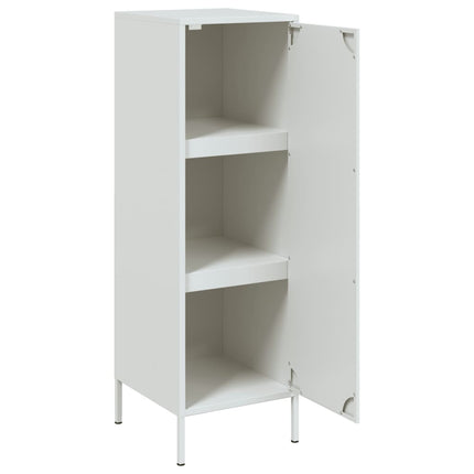 Credenza Bianca 36x39x113 cm in Acciaio