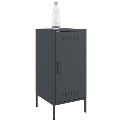 Credenza Antracite 36x39x79 cm in Acciaio