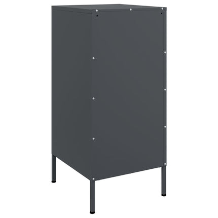 Credenza Antracite 36x39x79 cm in Acciaio