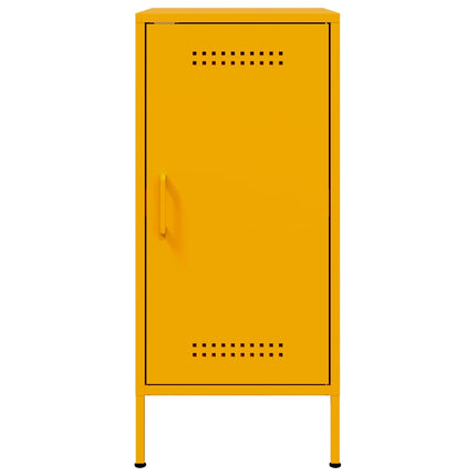Credenza Giallo Senape 36x39x79 cm in Acciaio