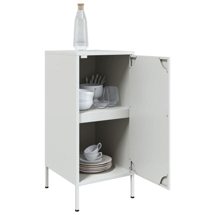 Credenza Bianca 36x39x79 cm in Acciaio