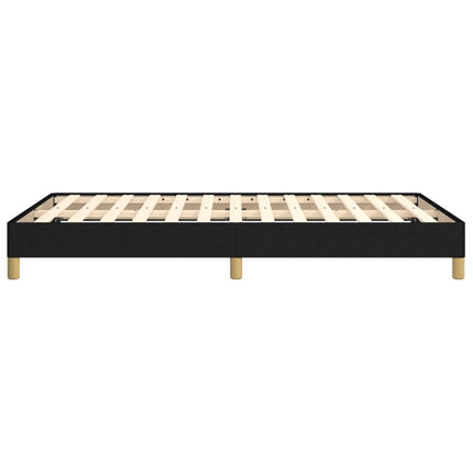 Giroletto senza Materasso Nero 120x190 cm in Tessuto