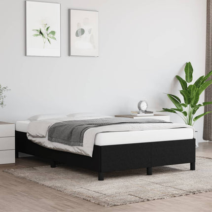 Giroletto senza Materasso Nero 120x190 cm in Tessuto