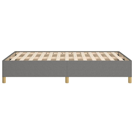 Giroletto senza Materasso Grigio Scuro 120x190 cm in Tessuto