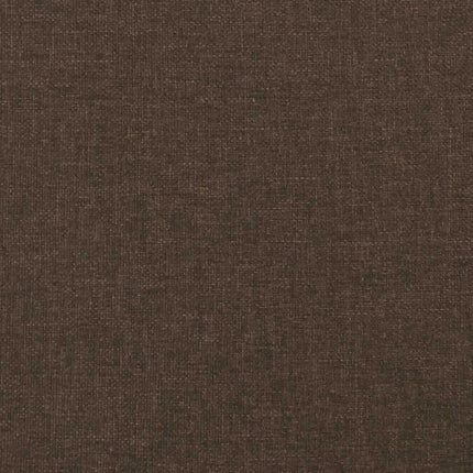 Giroletto senza Materasso Marrone Scuro 80x200 cm in Tessuto