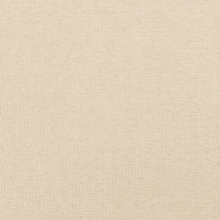 Giroletto a Molle con Materasso Crema 120x190 cm in Tessuto