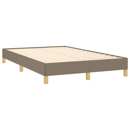 Giroletto a Molle con Materasso Tortora 120x190 cm in Tessuto